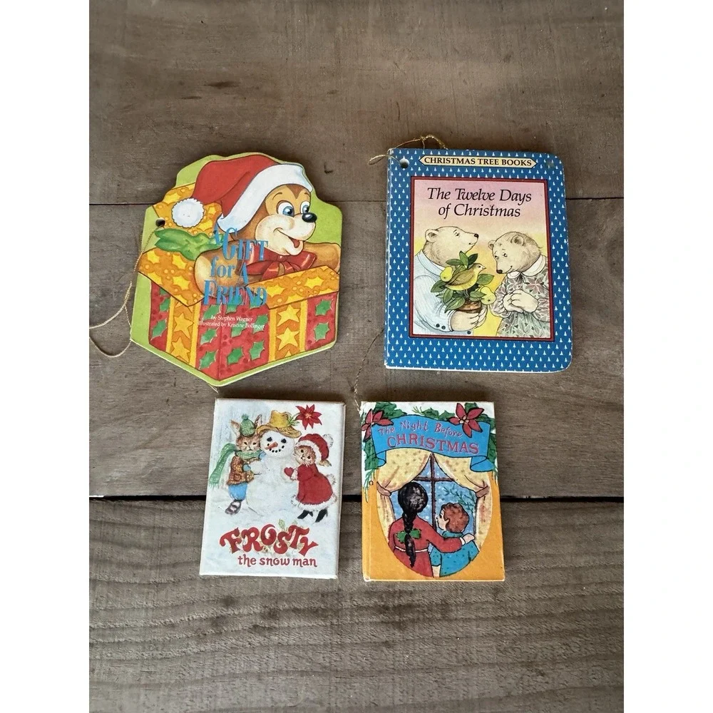 Vintage Children's Christmas‎ Books Christmas Tree Ornaments
